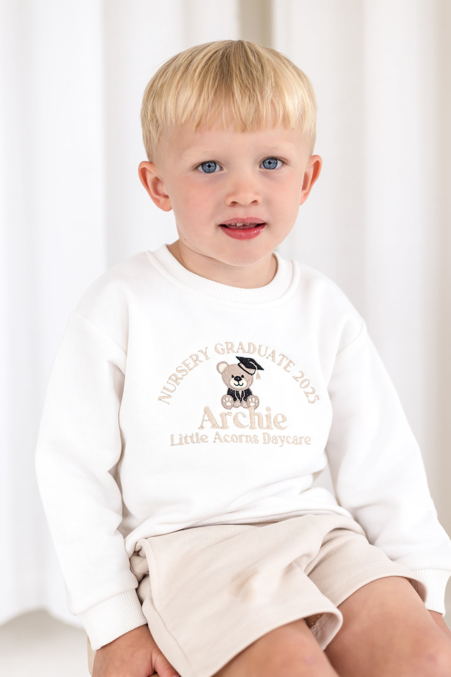 Nursery Graduation personalised embroidered sweatshirt