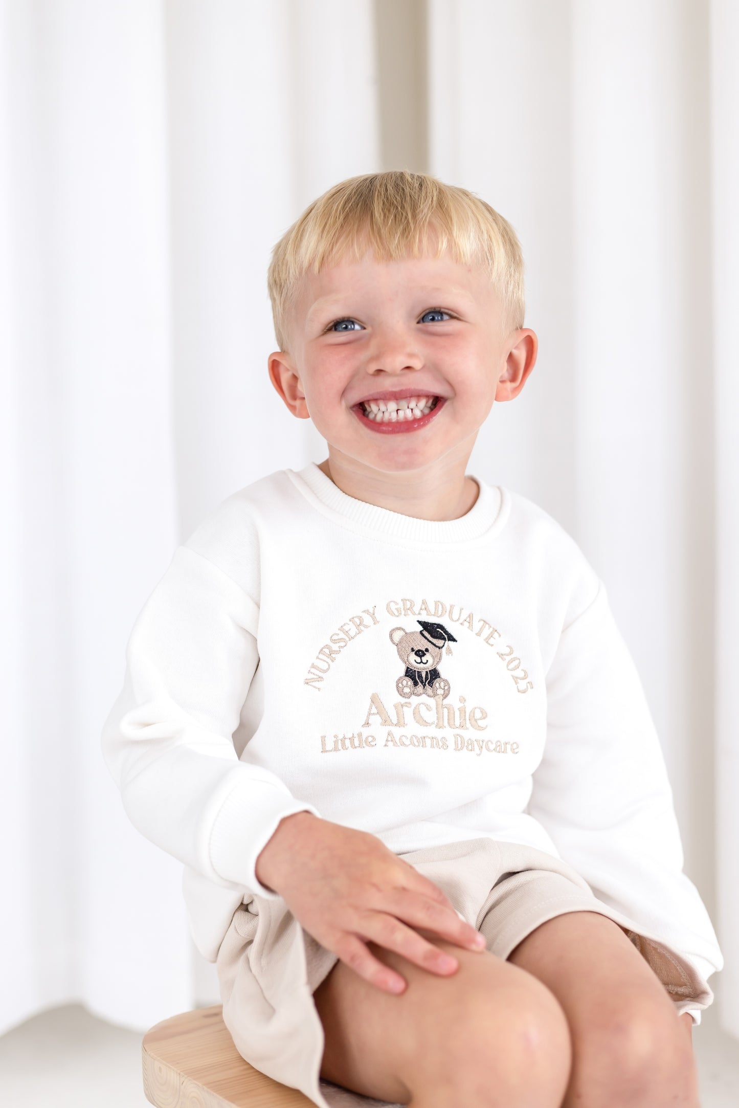 Nursery Graduation personalised embroidered sweatshirt