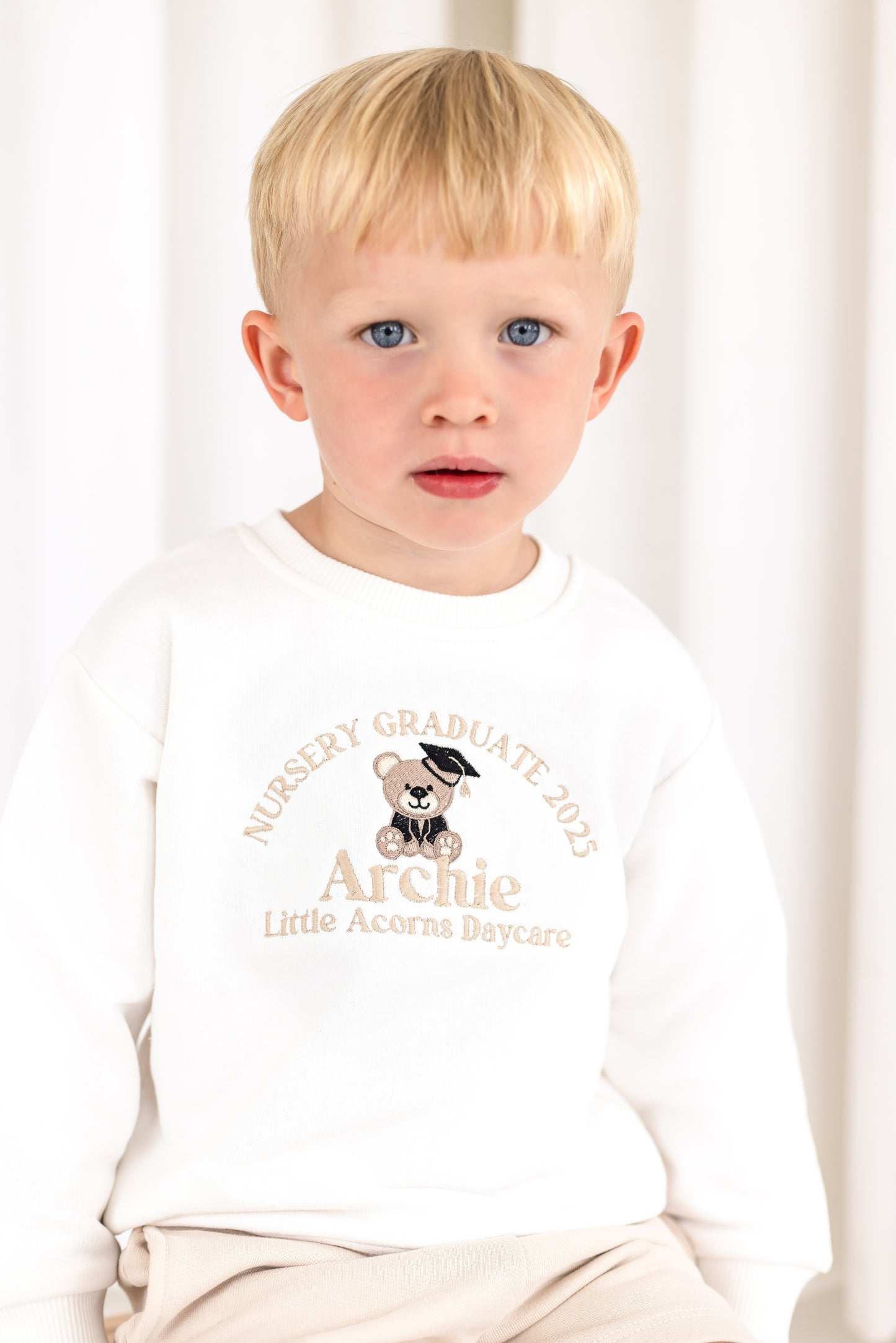 Nursery Graduation personalised embroidered sweatshirt