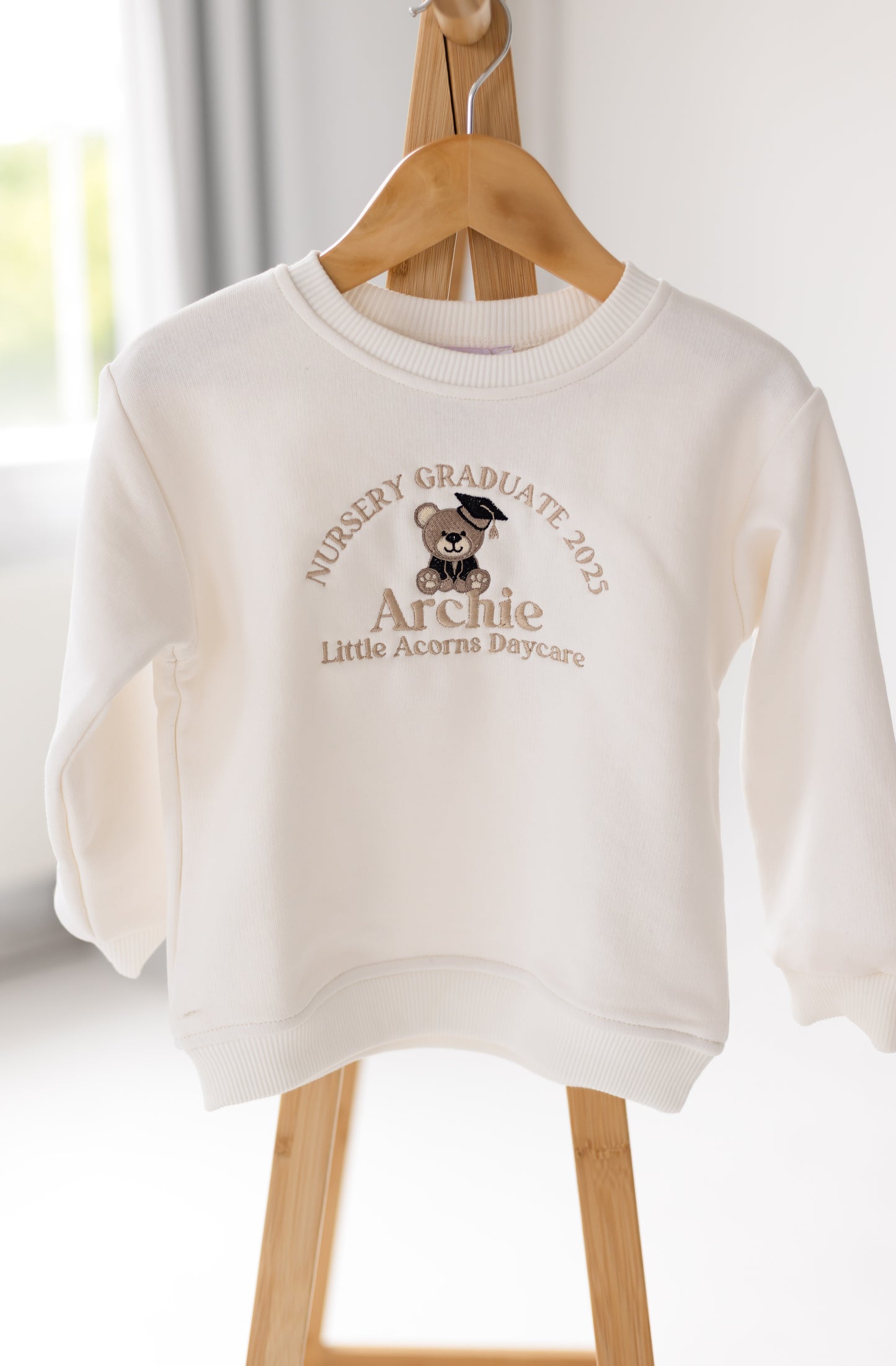 Nursery Graduation personalised embroidered sweatshirt