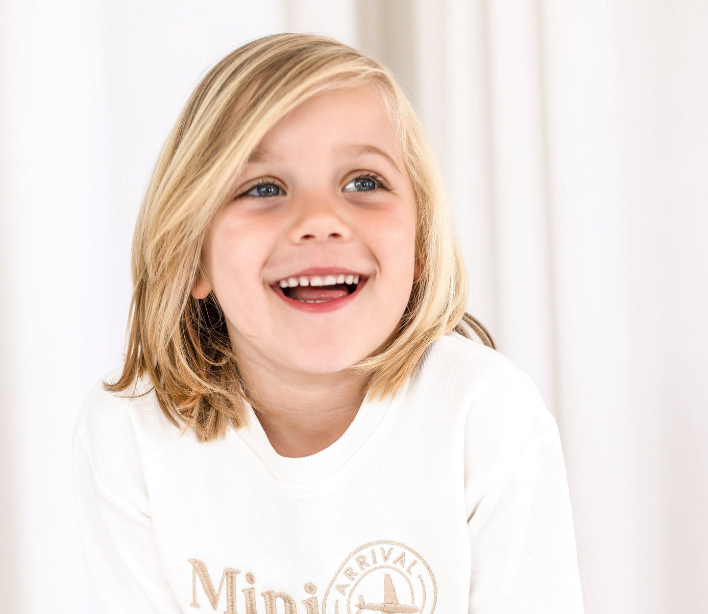 'Mini Flyer/ First Time Flyer' personalised name passport stamp embroidered holiday sweatshirt