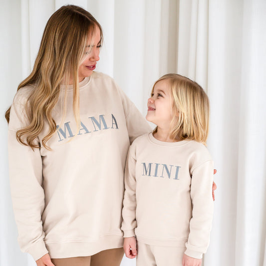 AW 'MAMA' oversized embroidered sweatshirt