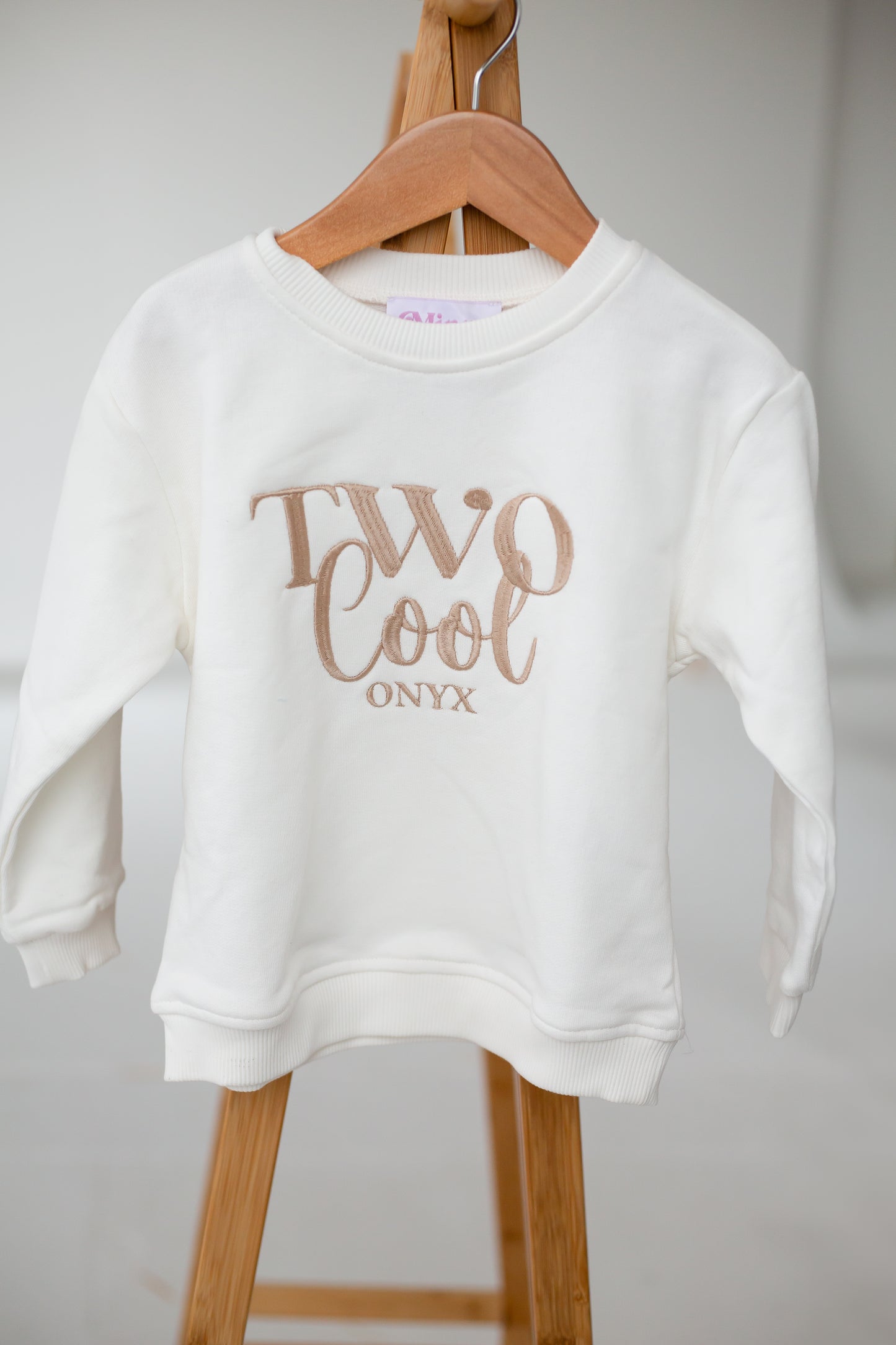 'Two Cool' Second birthday personalised embroidered sweatshirt Jumper