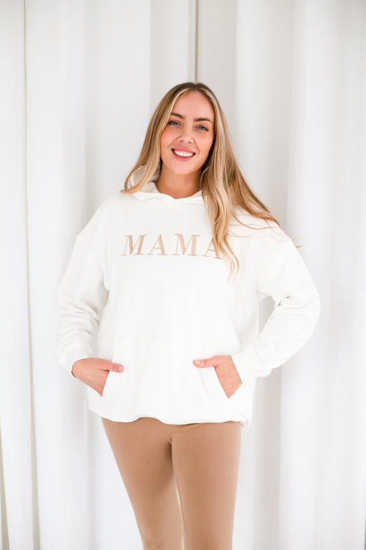 MAMA.' ladies' embroidered matching mini me hoodie