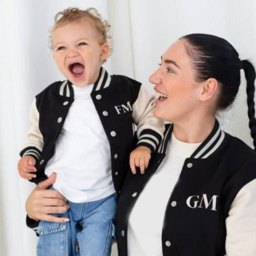 AW Personalised initials matching bomber jackets