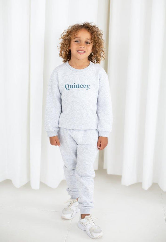 Personalised bold name embroidered tracksuit