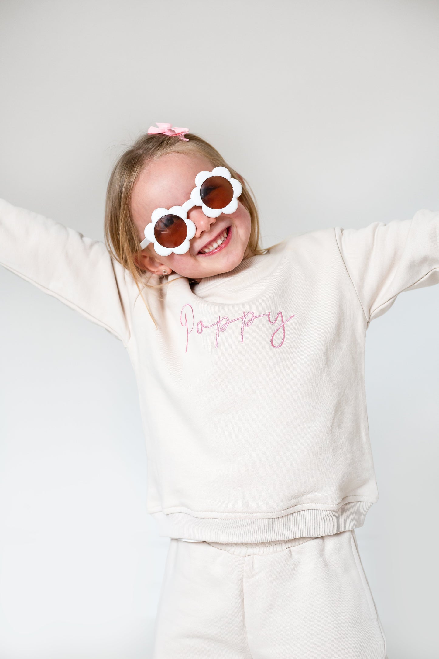 Personalised italic name embroidered short tracksuit