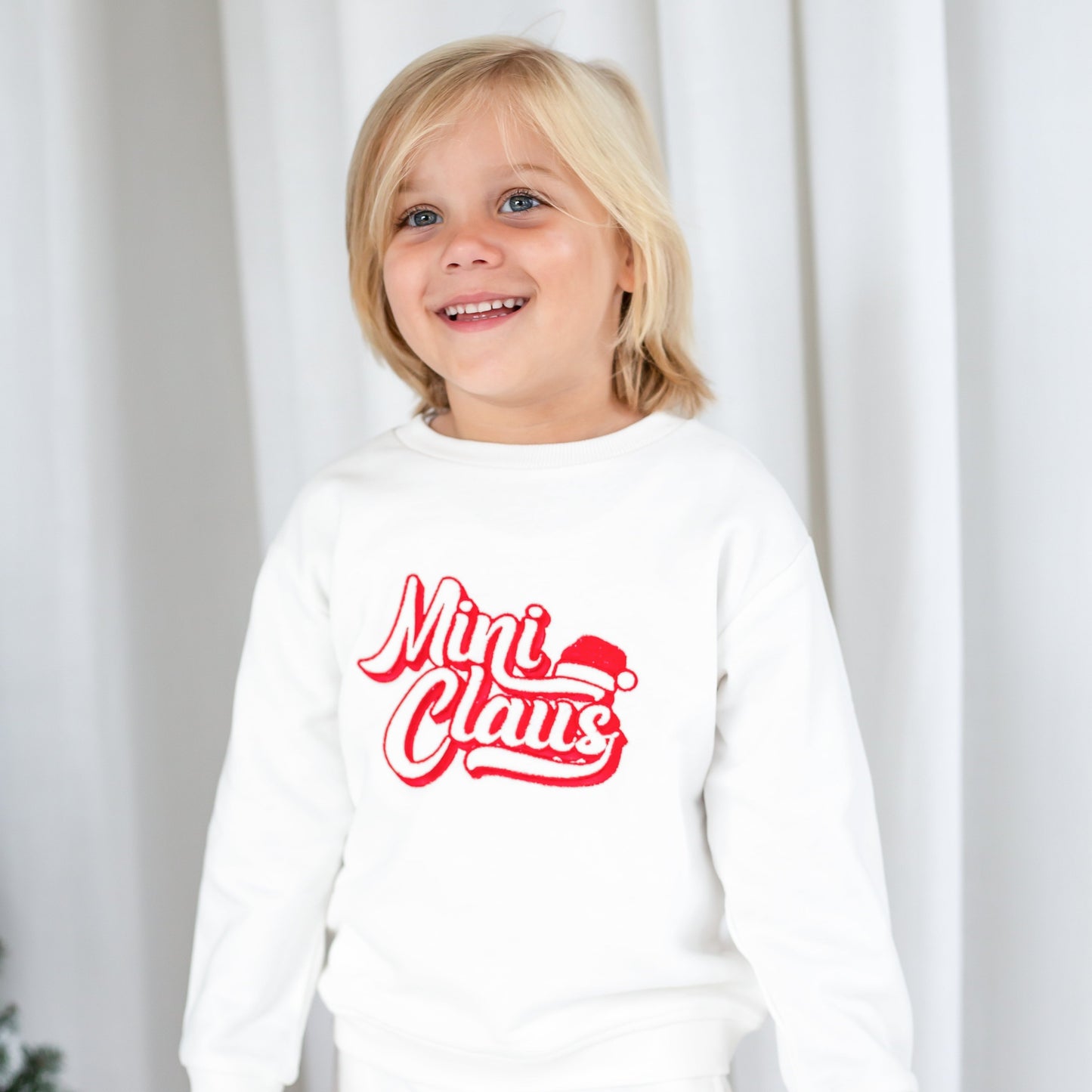 'Santa Baby' embroidered Christmas sweatshirt