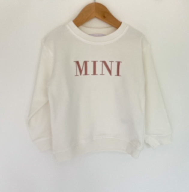 AW 'MINI' embroidered sweatshirt
