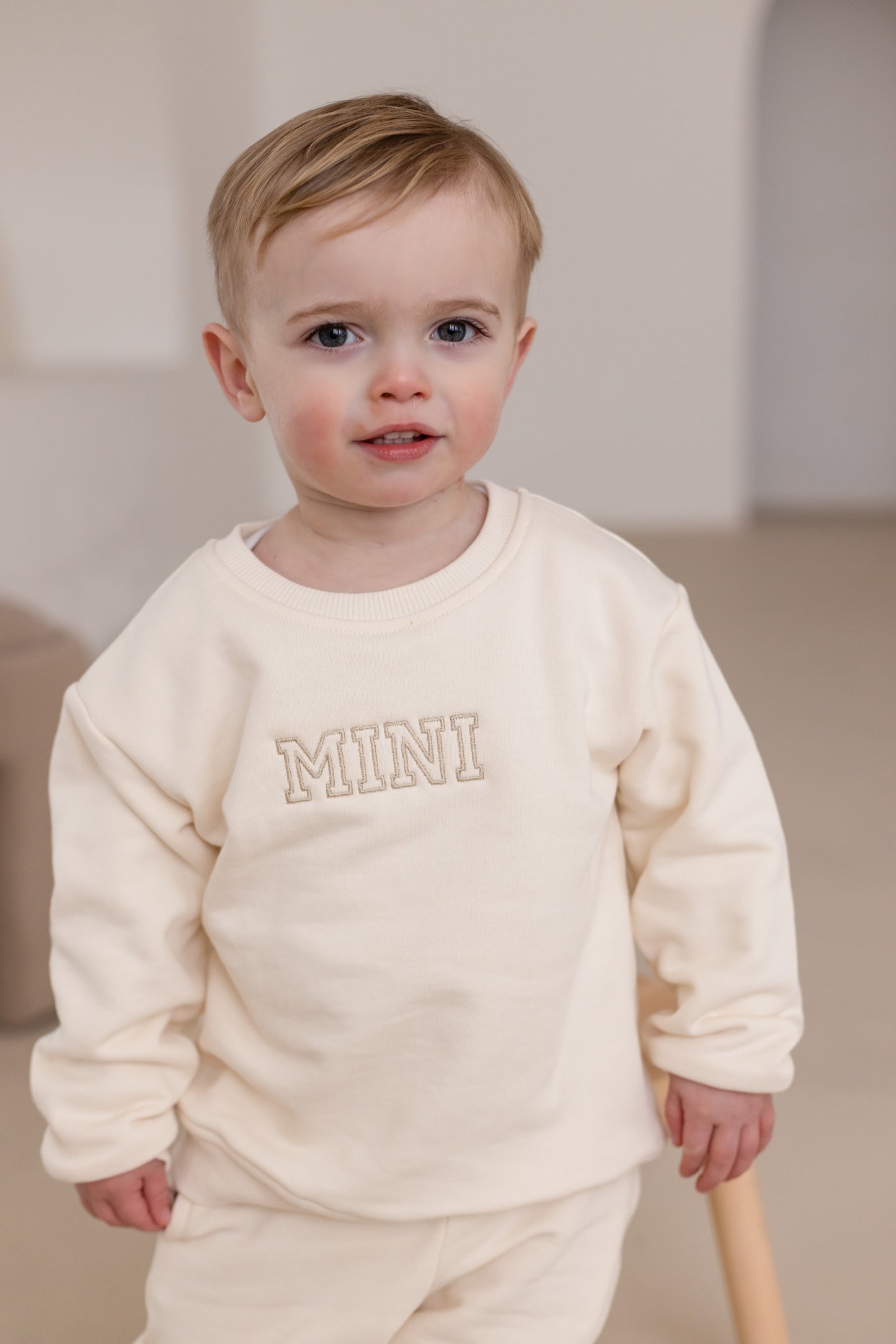 'Mama' outline embroidered matching mini me sweatshirt
