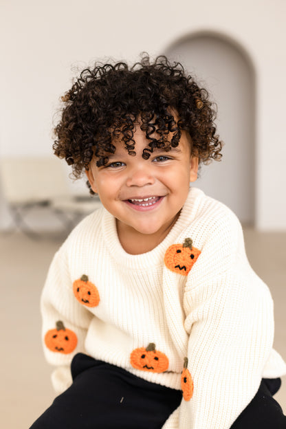 AW 'Halloween' pumpkin knitted jumper
