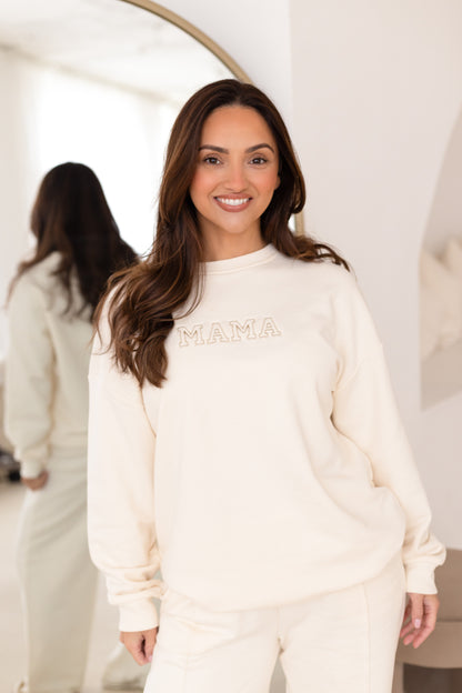 Mini outline Child's embroidered matching mini me sweatshirt