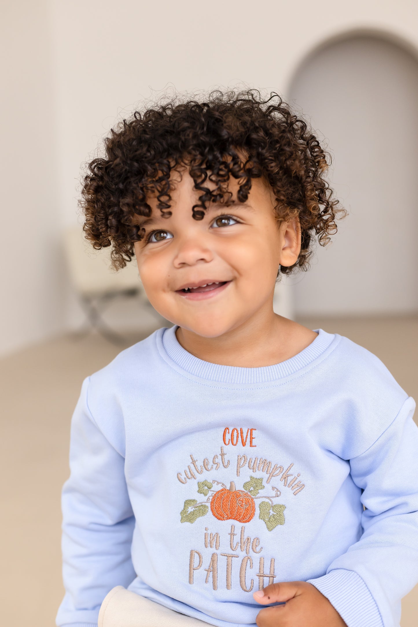 AW 'Cutest pumpkin in the patch' personalised embroidered sweatshirt