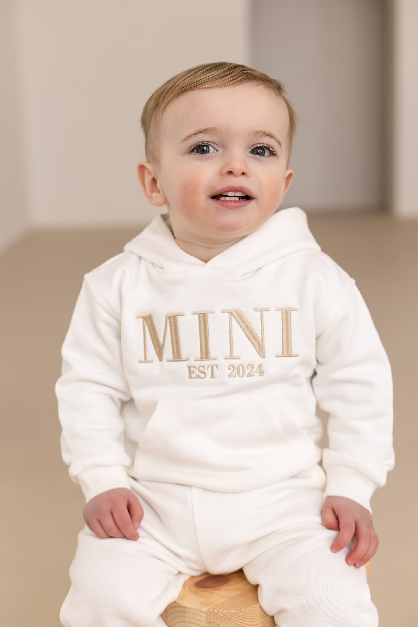 MINI embroidered matching mini me hoodie
