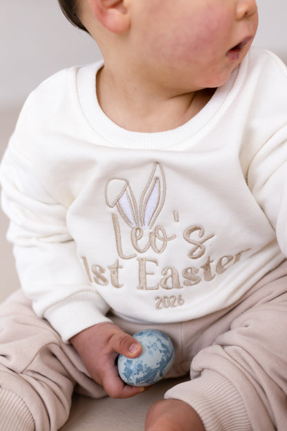 'First Easter' personalised embroidered sweatshirt