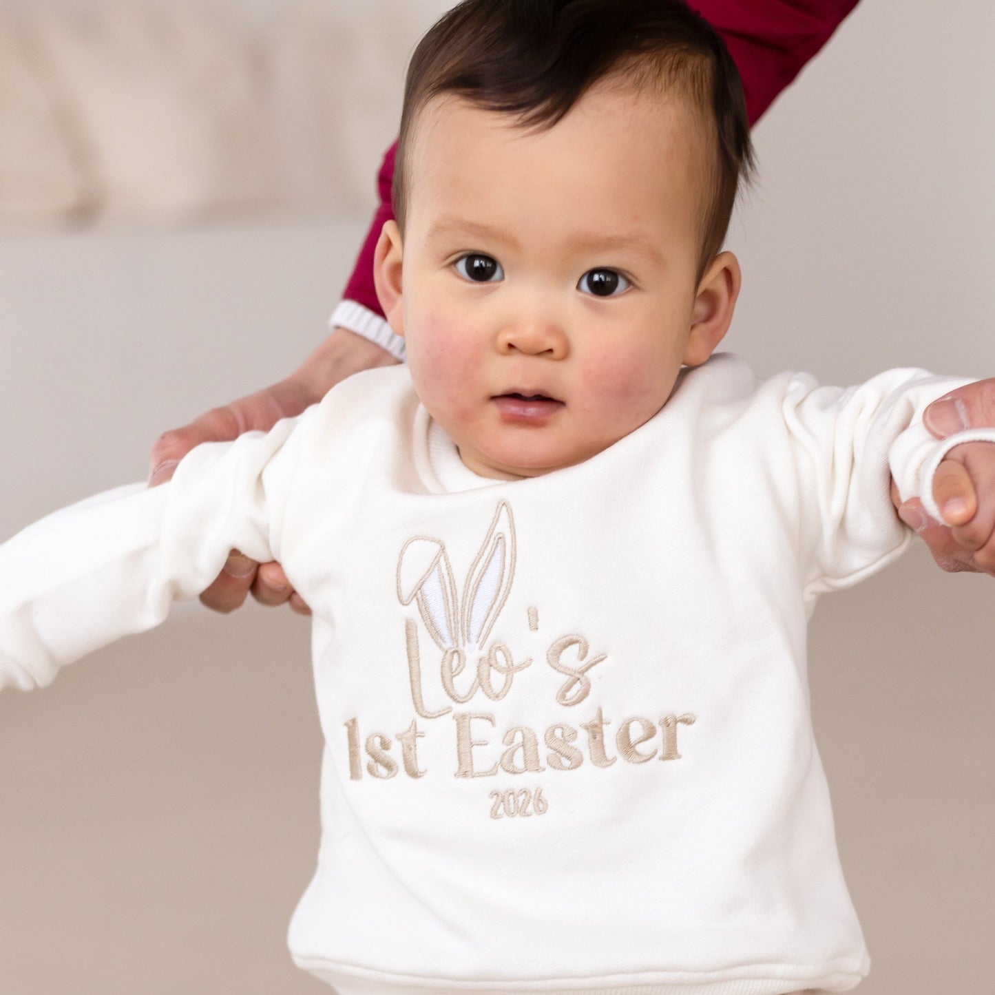 'First Easter' personalised embroidered sweatshirt
