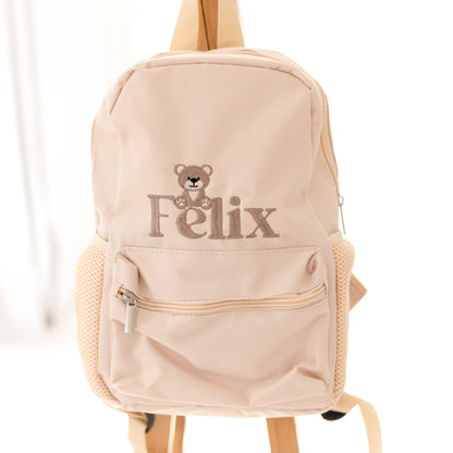 Personalised Embroidered Bear Rucksack - perfect for nursery