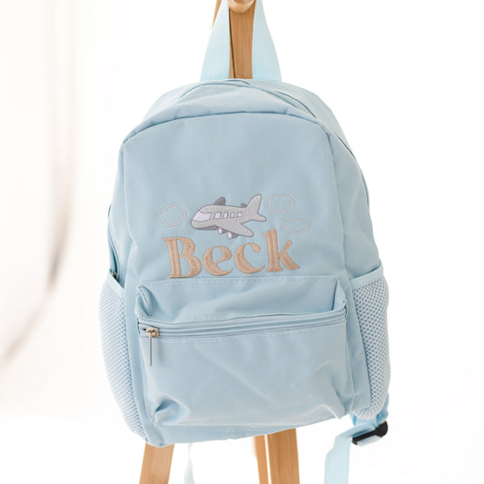 Personalised Embroidered Travel Holiday Rucksack - Perfect for the airport