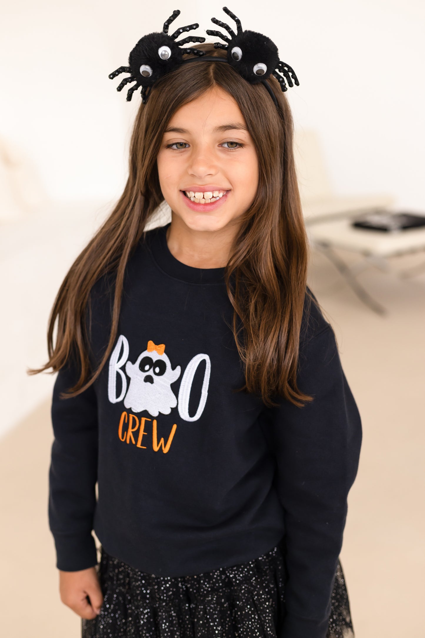 AW 'Boo Crew' embroidered ghost sweatshirt