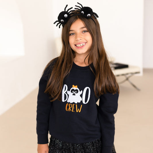 AW 'Boo Crew' embroidered ghost sweatshirt