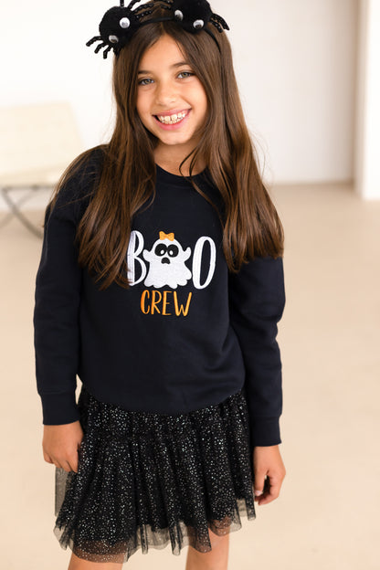 AW 'Boo Crew' embroidered ghost sweatshirt