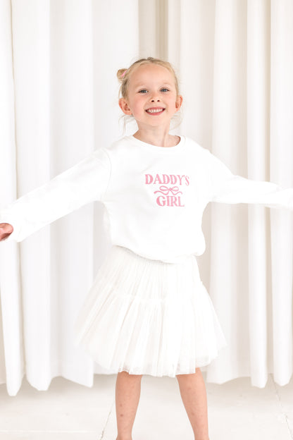 Daddy's Girl 'Father's Day' Embroidered Sweatshirt