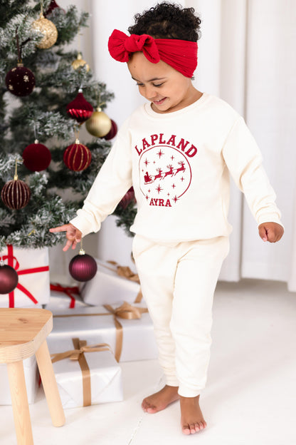 'Lapland' Christmas Personalised Embroidered Sweatshirt