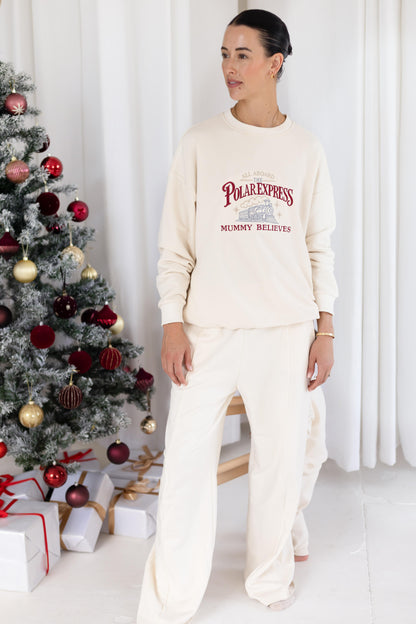 Child's 'Polar Express' Christmas Personalised Embroidered Sweatshirt