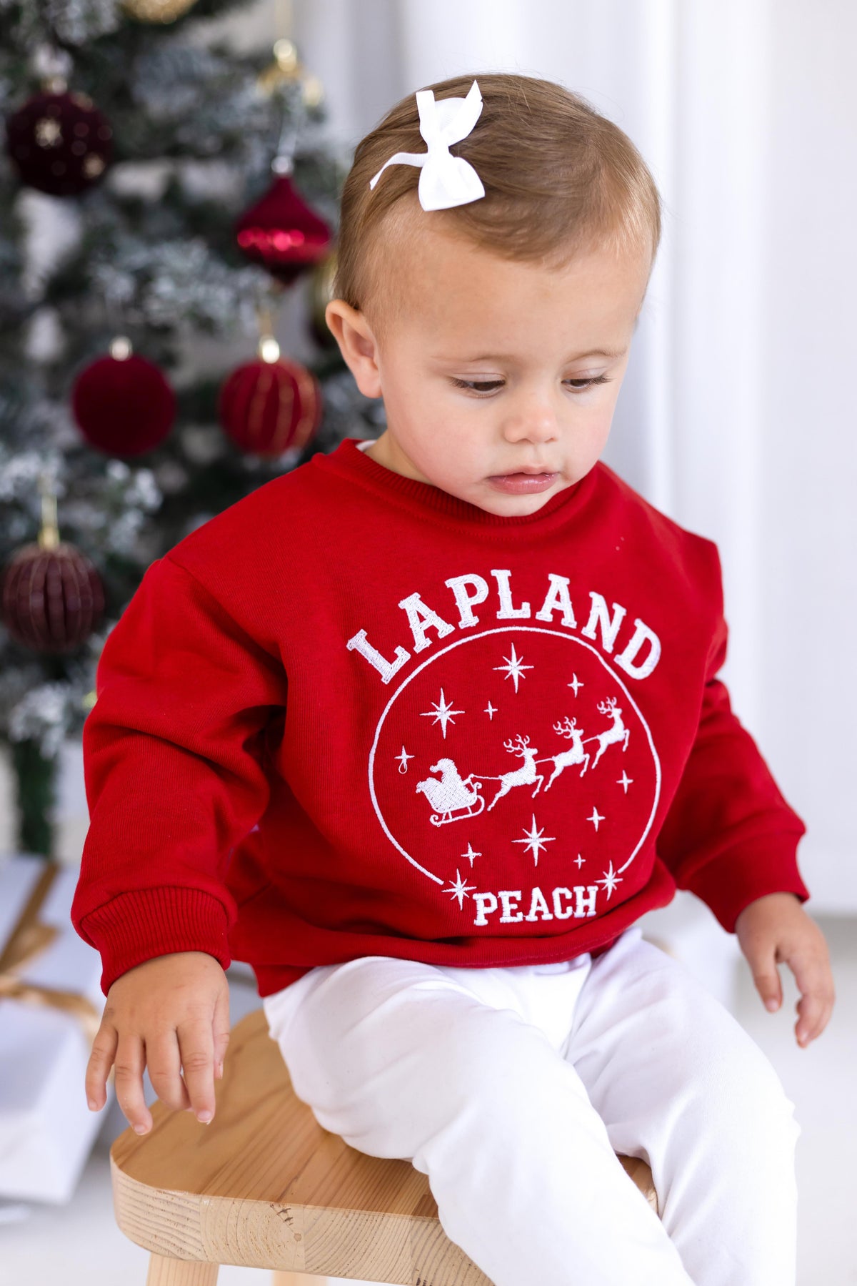 'Lapland' Christmas Personalised Embroidered Sweatshirt