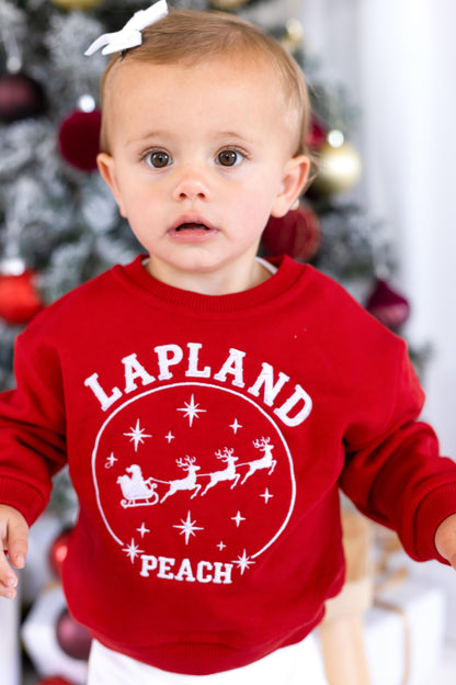'Lapland' Christmas Personalised Embroidered Sweatshirt