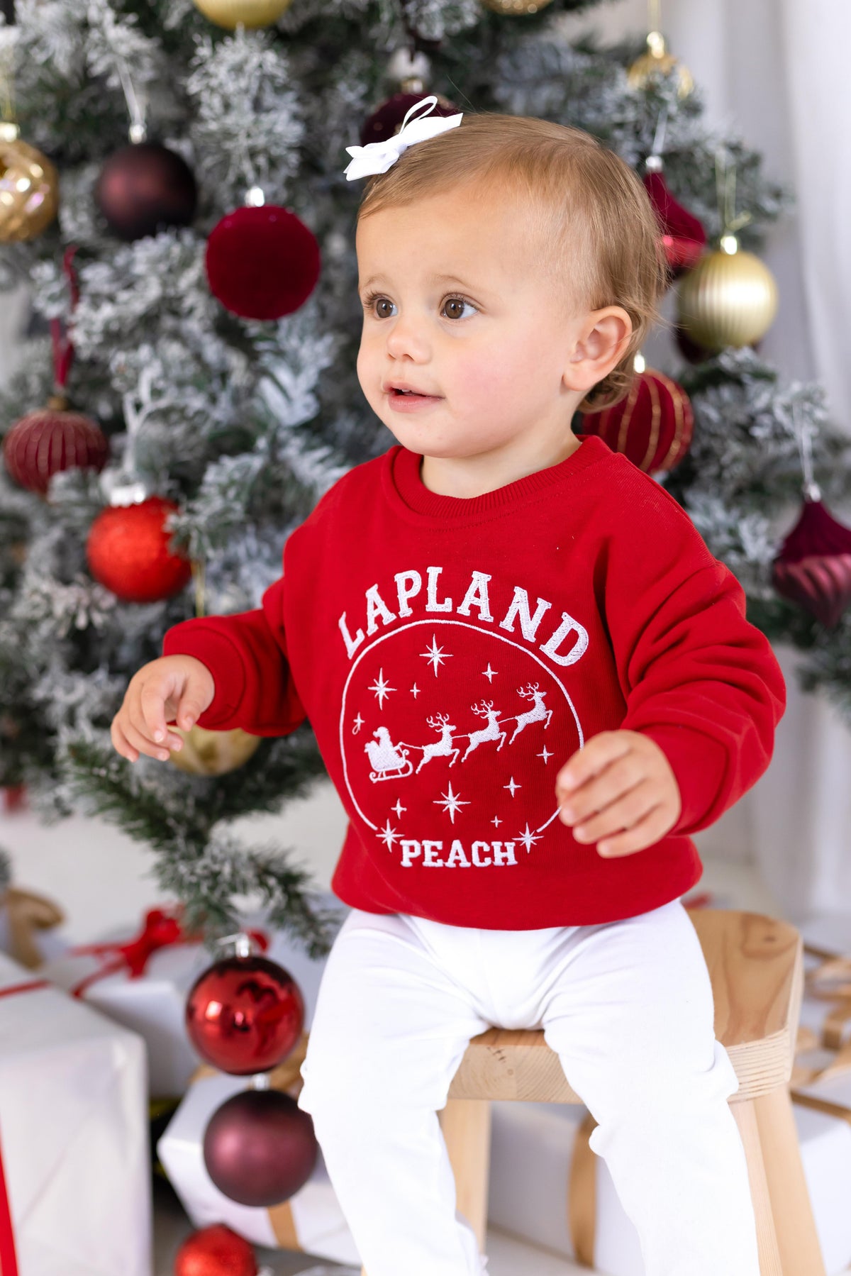 'Lapland' Christmas Personalised Embroidered Sweatshirt