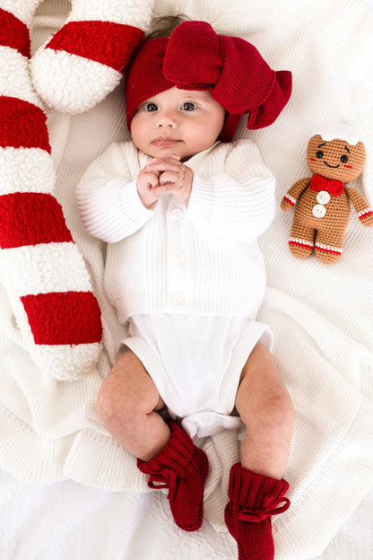 Christmas Embroidered Personalised Cardigan