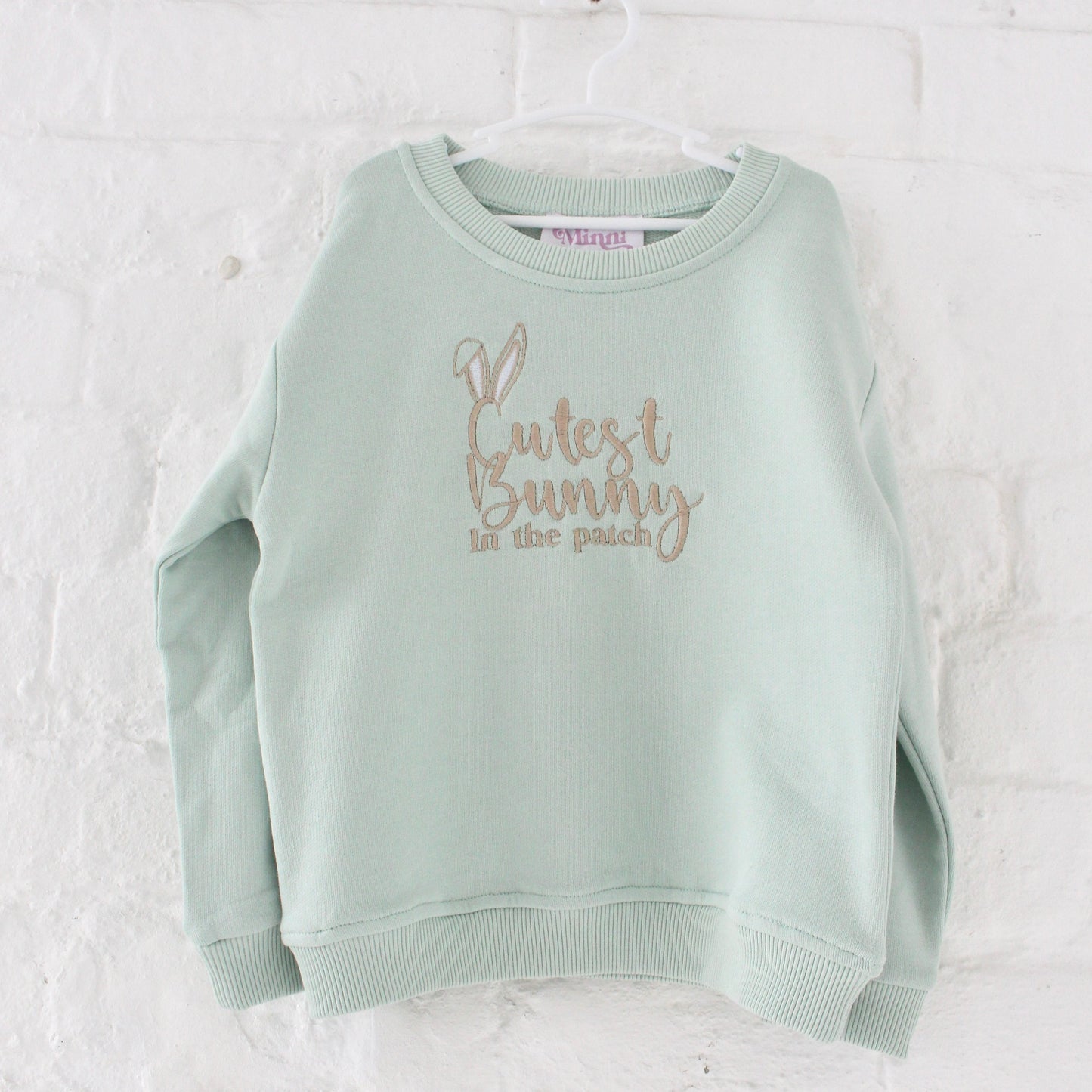 Easter 'Cutest bunny in the patch' embroidered sweatshirt