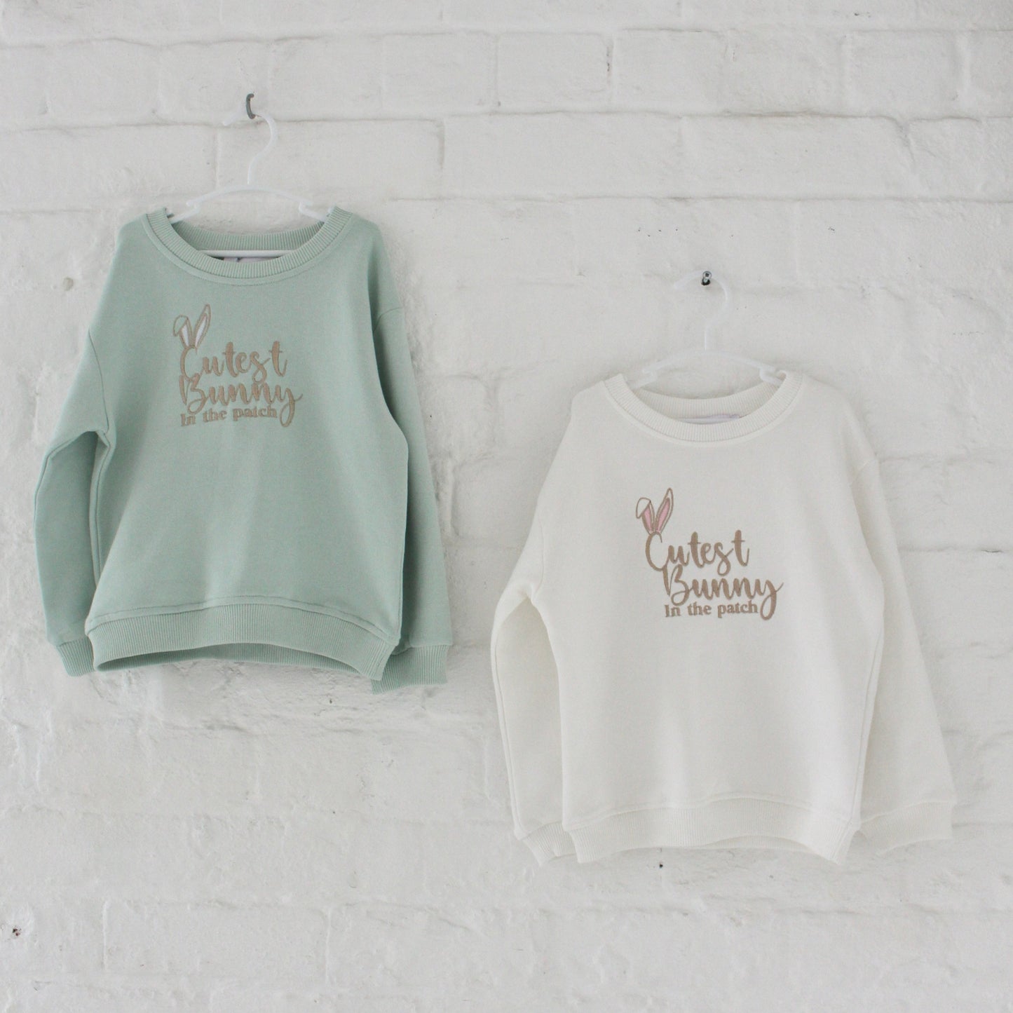 Easter 'Cutest bunny in the patch' embroidered sweatshirt