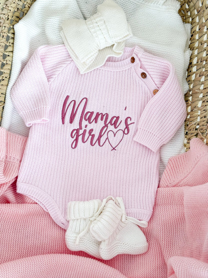 Ivory knitted Baby Booties