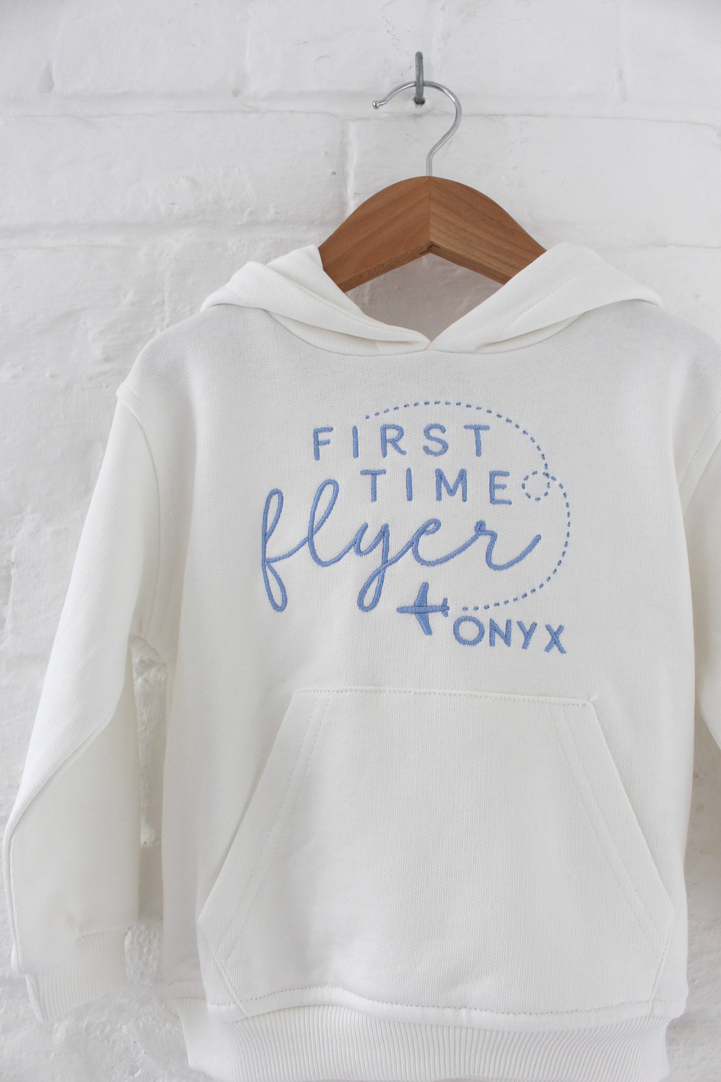 'Mini Flyer' personalised name embroidered sweatshirt