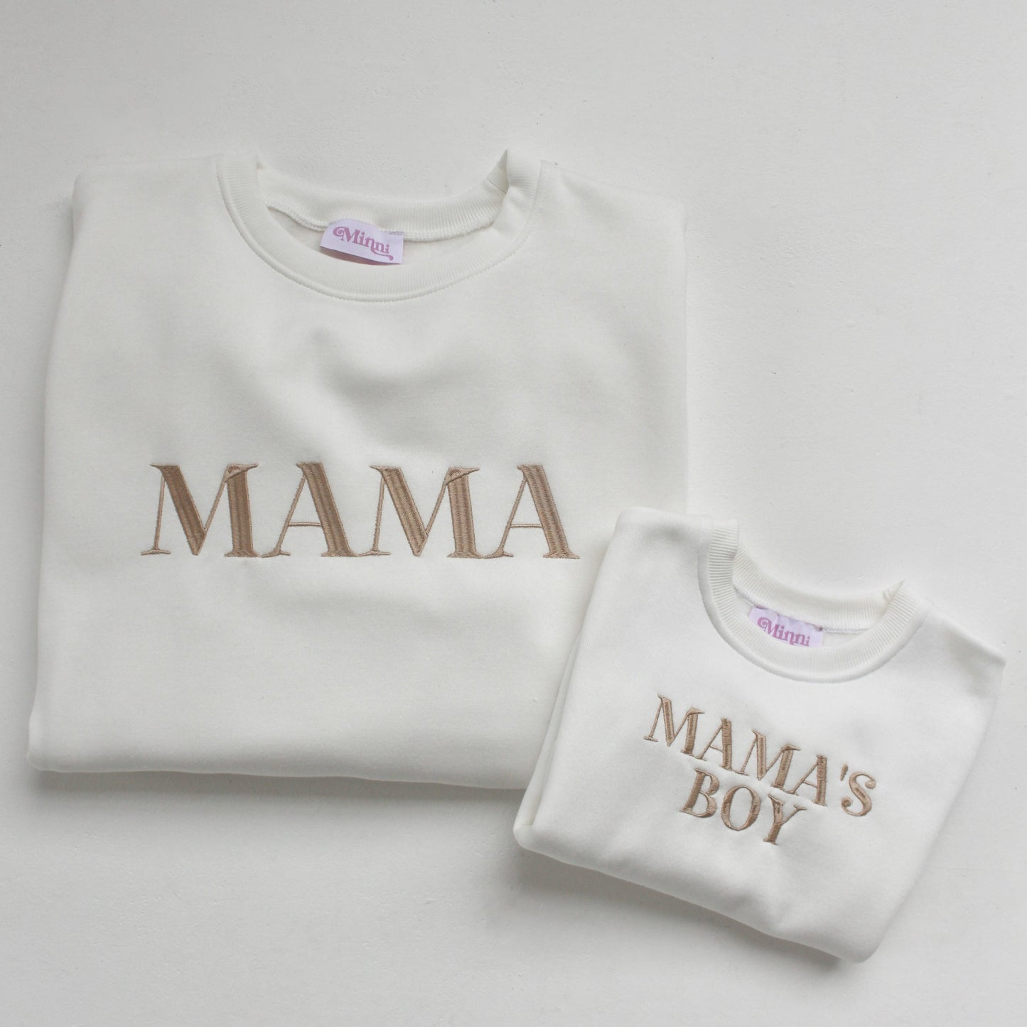 'MAMA' oversized embroidered sweatshirt - Matches to 'Mama's Boy/Girl'