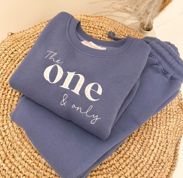 'The one and only' birthday embroidered sweatshirt