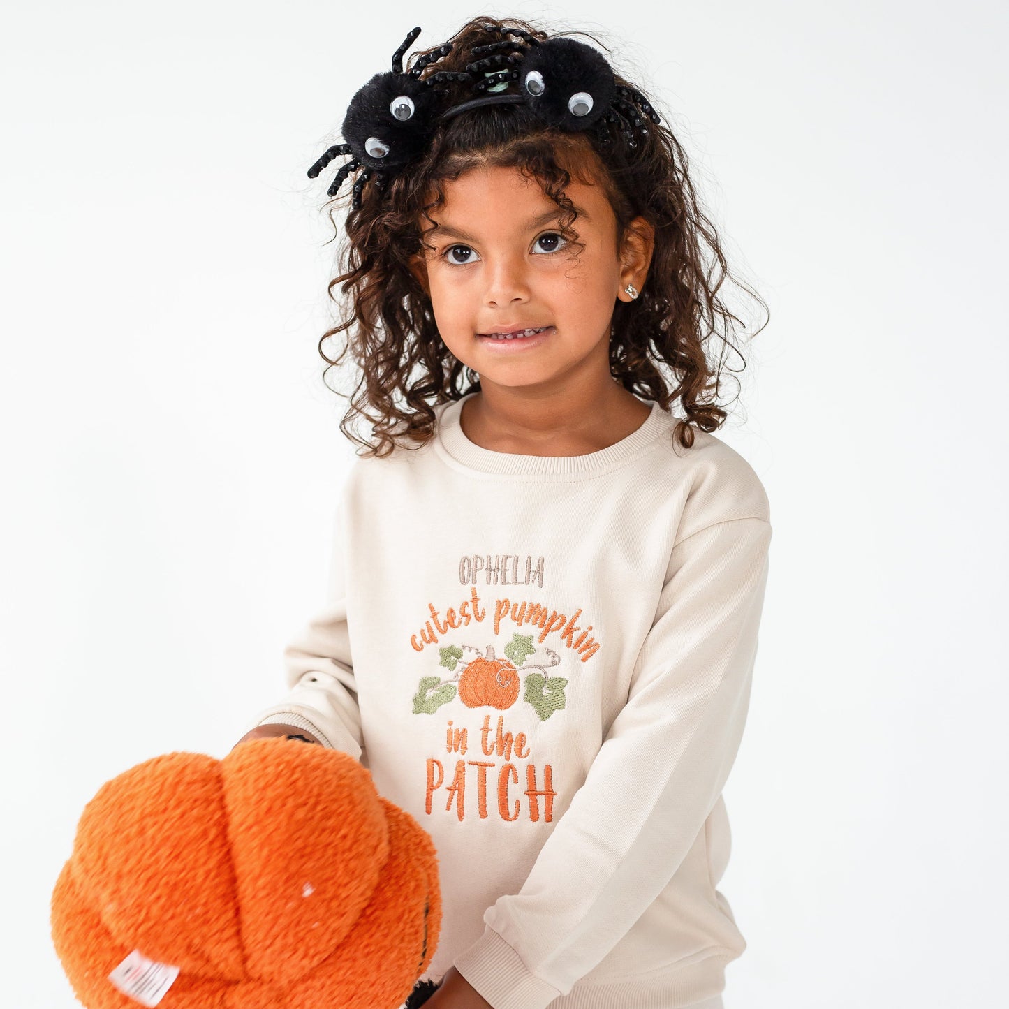 AW 'Cutest pumpkin in the patch' personalised embroidered sweatshirt