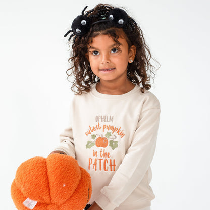 AW 'Cutest pumpkin in the patch' personalised embroidered sweatshirt