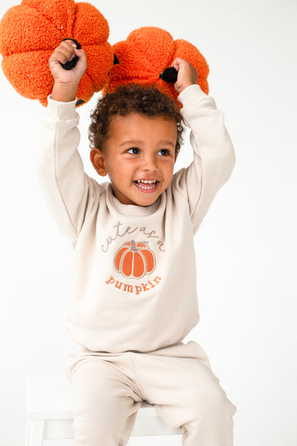 AW  'Cute as a pumpkin' embroidered sweatshirt
