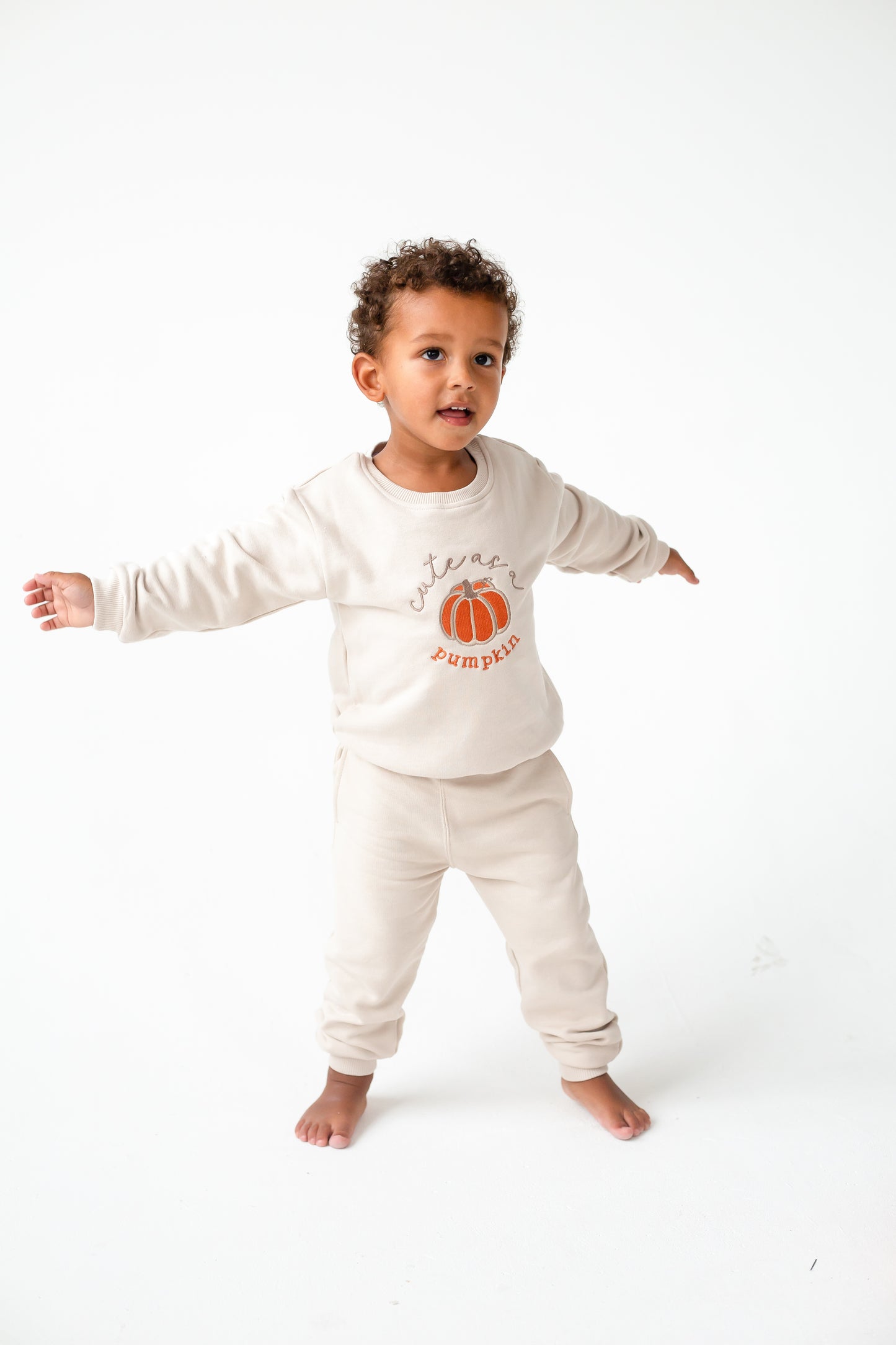 AW  'Cute as a pumpkin' embroidered sweatshirt