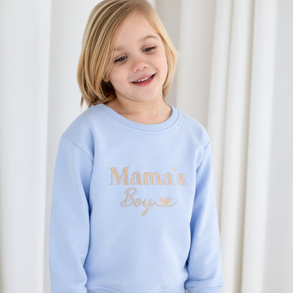 Mama's Boy embroidered love heart Sweatshirt