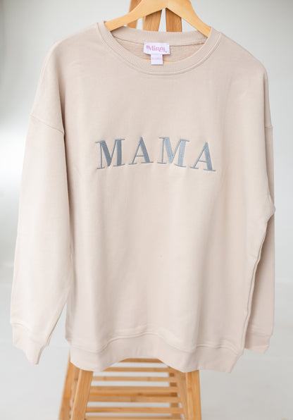 AW 'MAMA' oversized embroidered sweatshirt