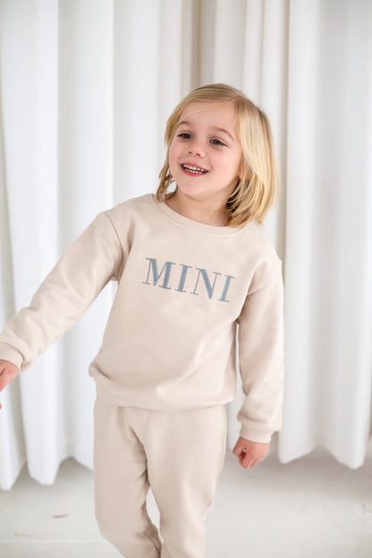 AW 'MINI' embroidered sweatshirt
