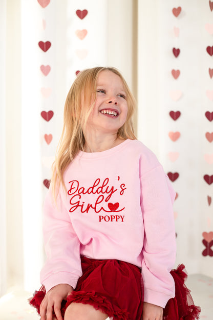 'Mummy's Boy/Girl' personalised name embroidered sweatshirt