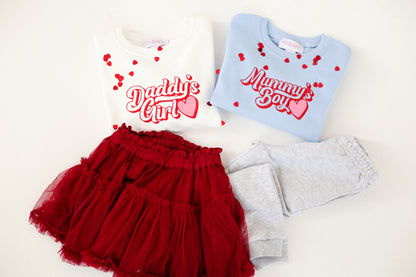 'Daddy's Girl' retro embroidered sweatshirt