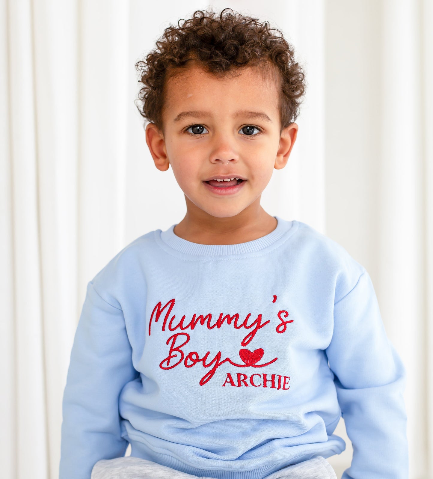 'Daddy's Girl/Boy' personalised name embroidered sweatshirt