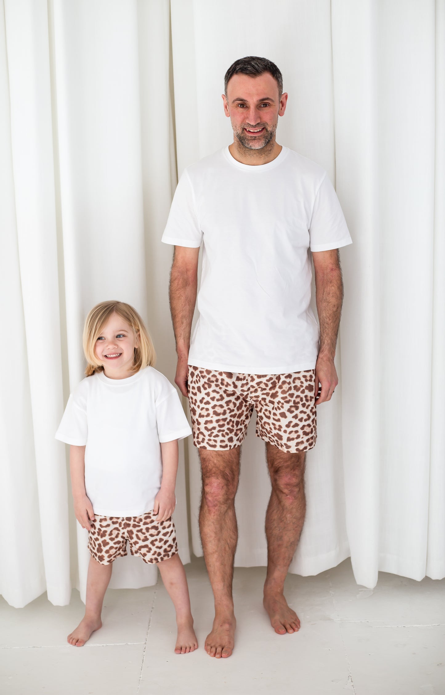 Boys leopard swim shorts