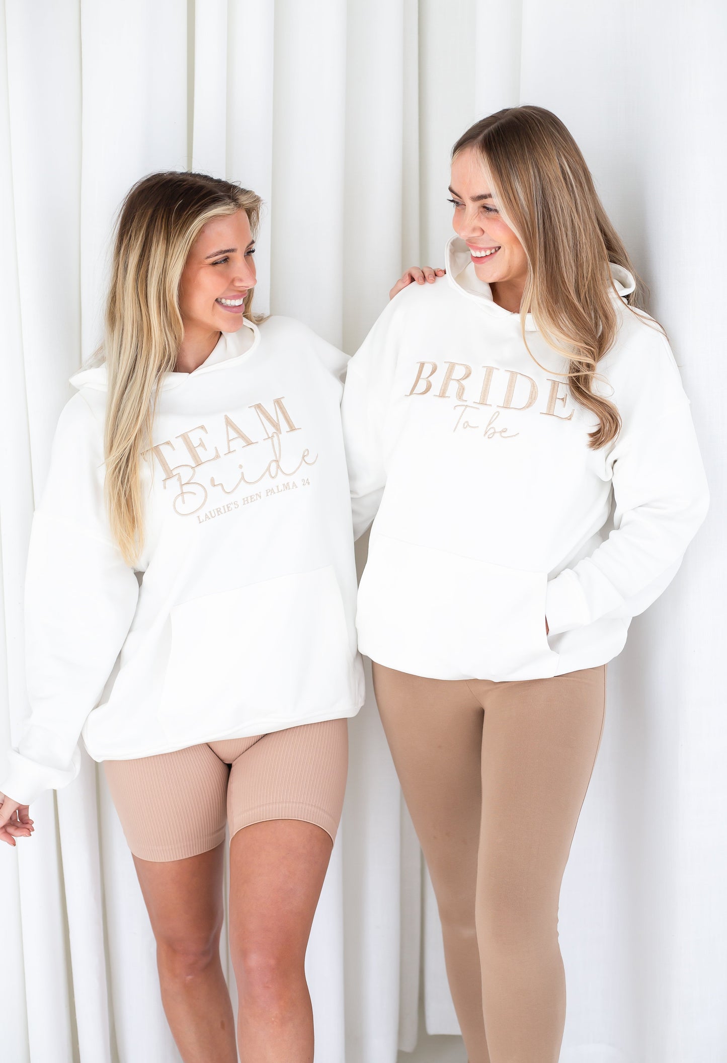 Personalised Embroidered 'Bride to Be' hoodie